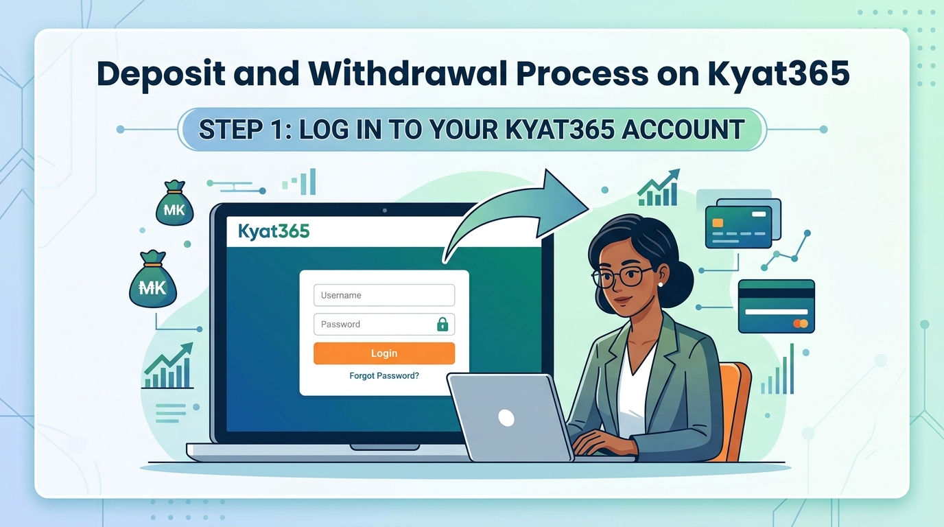 Kyat365 account login ပြဿနာဖြေရှင်းနည်းများ