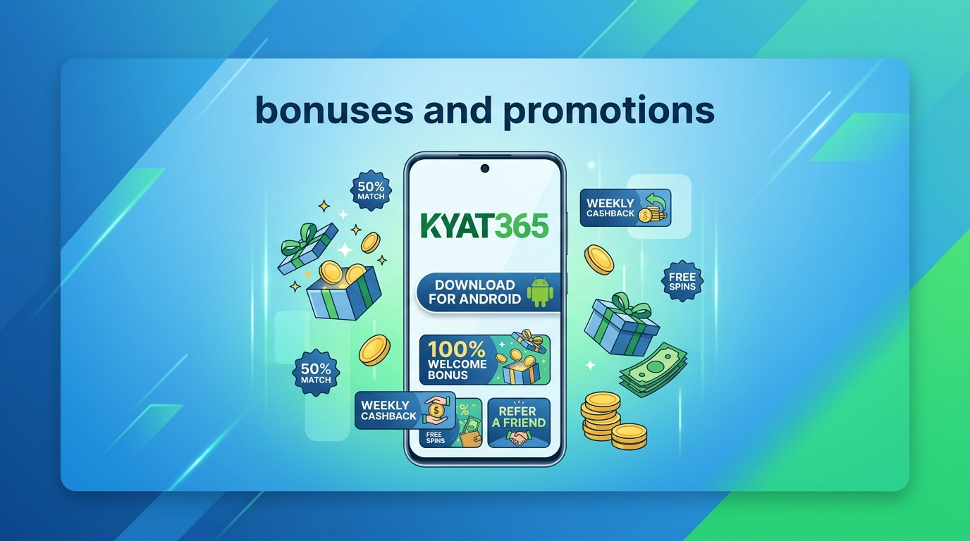 KYAT365 အက်ပ်ကို အောင်မြင်စွာ ထည့်သွင်းပြီးနောက် ဘာတွေလုပ်ရမလဲ။