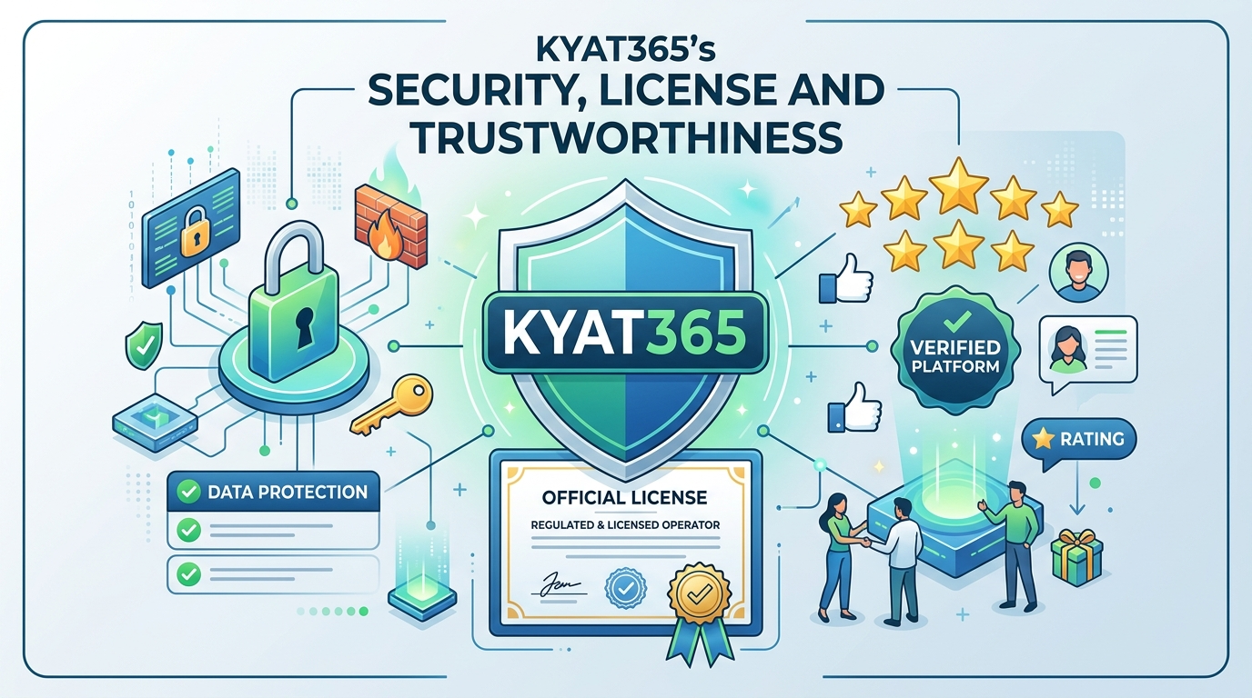 KYAT365 promotion ၏ လုံခြုံရေးနှင့် လိုင်စင်