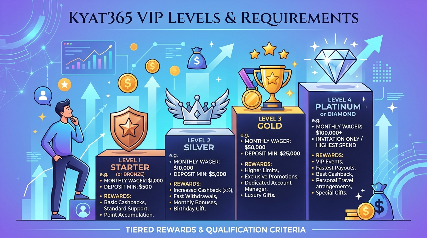 KYAT365 VIP Program ၏ လုံခြုံရေးနှင့် ယုံကြည်စိတ်ချရမှု