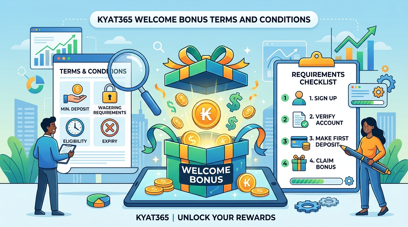 KYAT365 welcome bonus အကြောင်း အသေးစိတ်